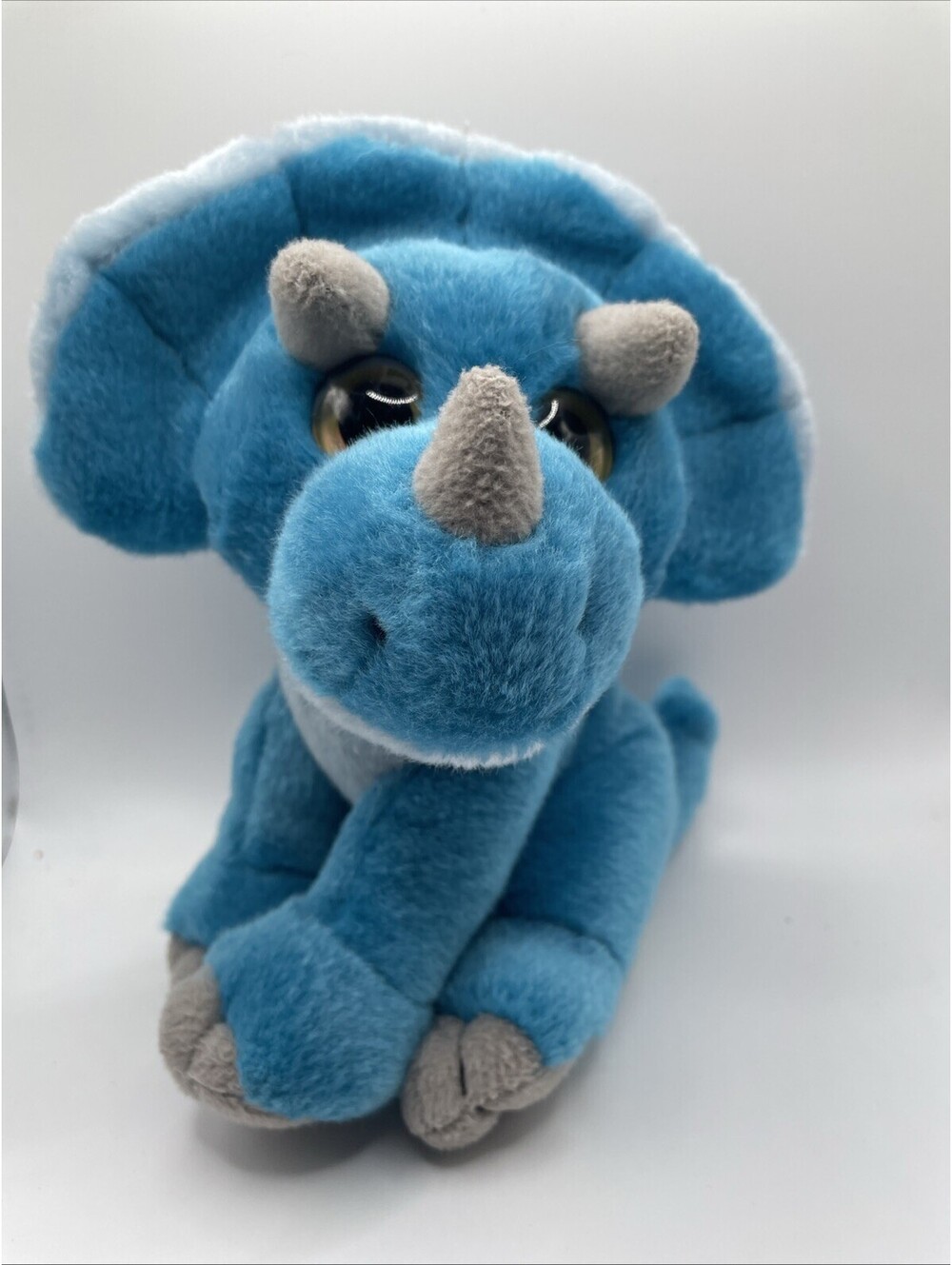Baby Blue Triceratops Dinosaur Stuffed Animal Plush Wild Republic